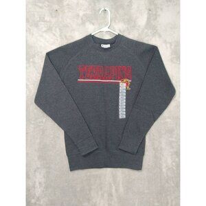 Champion Sweatshirt Mens Small Gray Maryland Terrapins Embroidered Pullover
